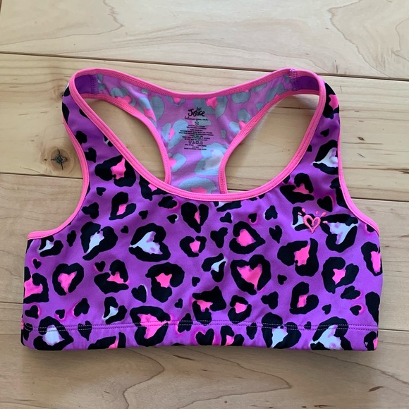 Justice Youth Racerback Sports Bra 🌺 Size 32 (14) - Picture 1 of 7